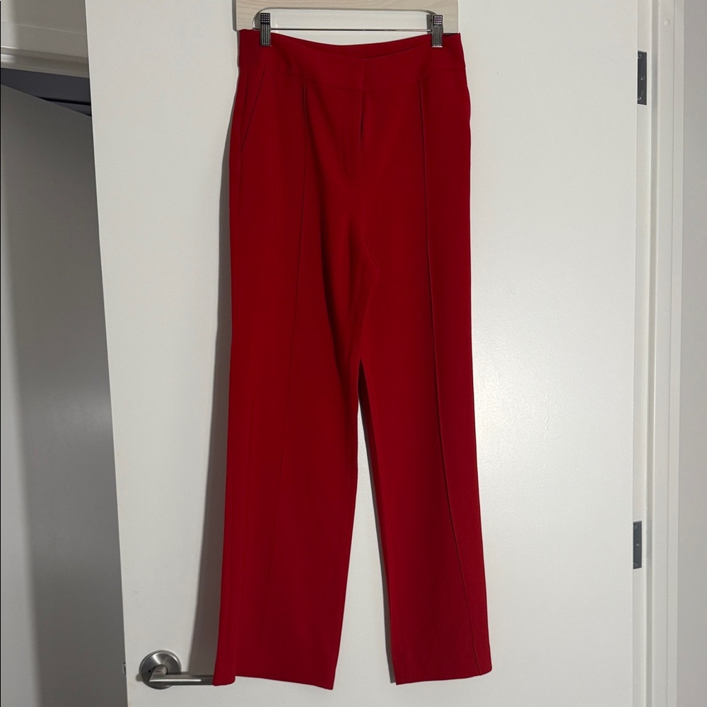 Ellie Tahari Elegant Red Women's the Simone Pants‎ Size 4 - Picture 2 of 10